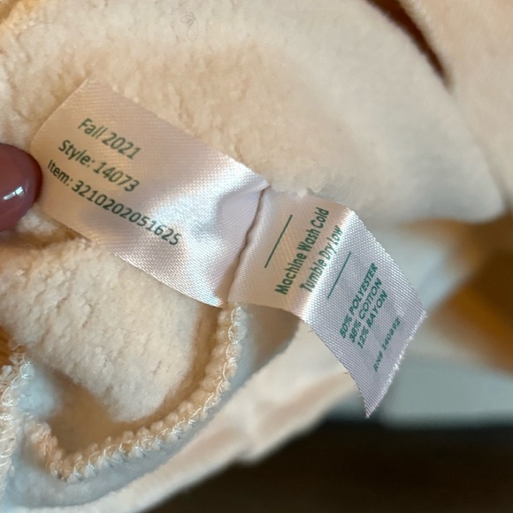 Marine Layer Anytime Crewneck Sweatshirt, oatmeal color, size XS comfy cozy soft - Picture 7 of 7